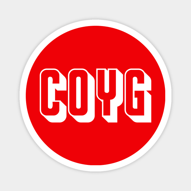 COYG (White) Magnet by truffela